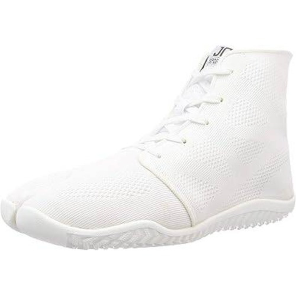 Women’s White Knit High-Top Athletic Shoe